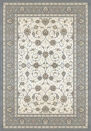 Dynamic Rugs ANCIENT GARDEN 57120-6454 Ivory and Light Blue